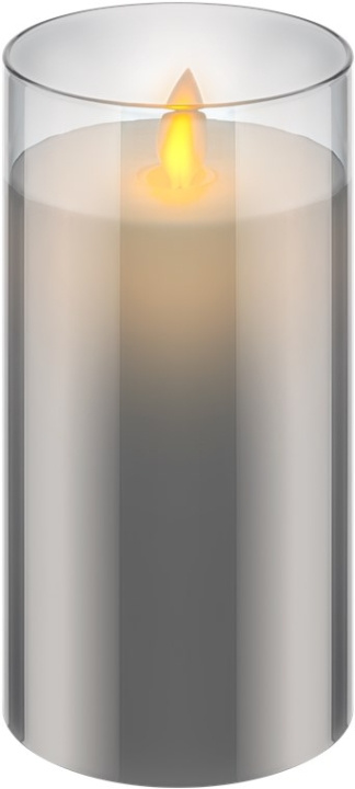 Goobay LED Real Wax Candle in Glass, 7.5 x 15 cm beautiful and safe lighting solution for many areas including homes and loggias, offices or schools in the group HOME ELECTRONICS / Lighting / Other lighting at TP E-commerce Nordic AB (C40176)