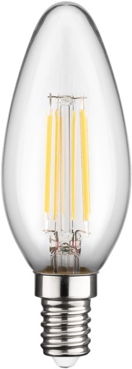 Goobay Filament LED Candle, 4 W base E14, warm white, not dimmable in the group HOME ELECTRONICS / Lighting / LED lamps at TP E-commerce Nordic AB (C40243)