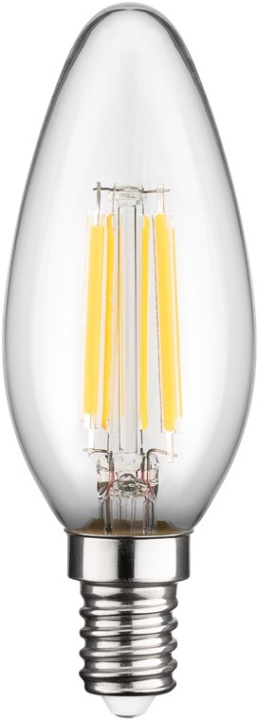 Goobay Filament LED Candle, 6 W base E14, warm white, not dimmable in the group HOME ELECTRONICS / Lighting / LED lamps at TP E-commerce Nordic AB (C40244)