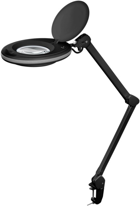 Goobay LED Magnifying Lamp with Clamp, 8 W, black 650 lm, 127 mm crystal glass lens, 1.75x magnification, 3 dioptres in the group HOME, HOUSEHOLD & GARDEN / Tools / Other tools & Accesories at TP E-commerce Nordic AB (C40255)