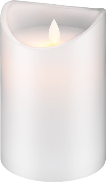 Goobay LED Real Wax Candle, White, 10 x 15 cm beautiful and safe lighting solution for many areas including homes and loggias, offices or schools in the group HOME ELECTRONICS / Lighting / Other lighting at TP E-commerce Nordic AB (C40268)