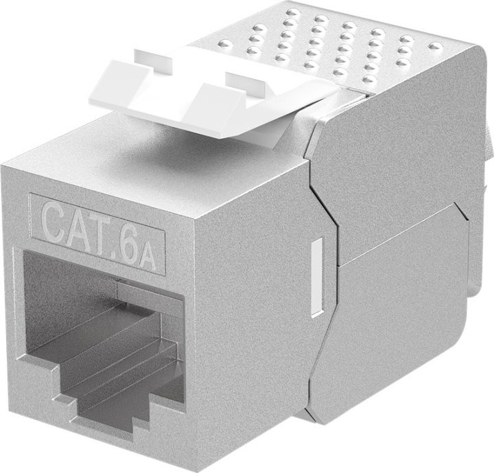 Goobay Keystone Module RJ45 CAT 6A, STP, Slim-Line 14.7 mm wide, crocodile type, for IDC connection (toolless) in the group COMPUTERS & PERIPHERALS / Computer cables / Network cables / Adapters & Conductor joints at TP E-commerce Nordic AB (C40286)