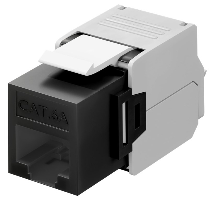 Goobay Keystone Module RJ45 CAT 6A, UTP 16.5 mm wide, crocodile type, for tool-free IDC mounting in the group COMPUTERS & PERIPHERALS / Computer cables / Network cables / Adapters & Conductor joints at TP E-commerce Nordic AB (C40308)