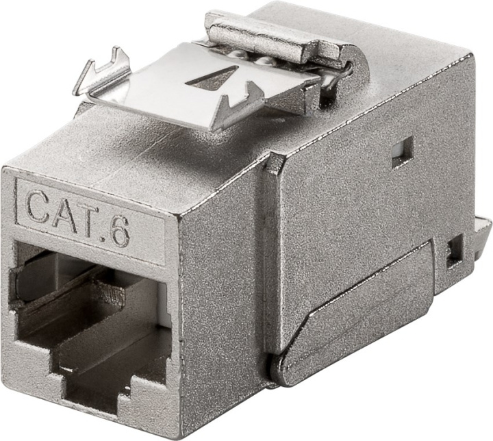 Goobay Keystone Module RJ45 CAT 6, STP, 250 MHz 17.0 mm wide, crocodile type, for tool-free IDC mounting, snap-in system in the group COMPUTERS & PERIPHERALS / Computer cables / Network cables / Adapters & Conductor joints at TP E-commerce Nordic AB (C40310)
