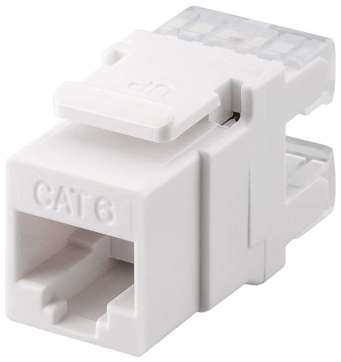 Goobay Keystone Module RJ45 CAT 6, UTP, 250 MHz 16.7 mm wide, for IDC connection (toolless) in the group COMPUTERS & PERIPHERALS / Computer cables / Network cables / Adapters & Conductor joints at TP E-commerce Nordic AB (C40352)