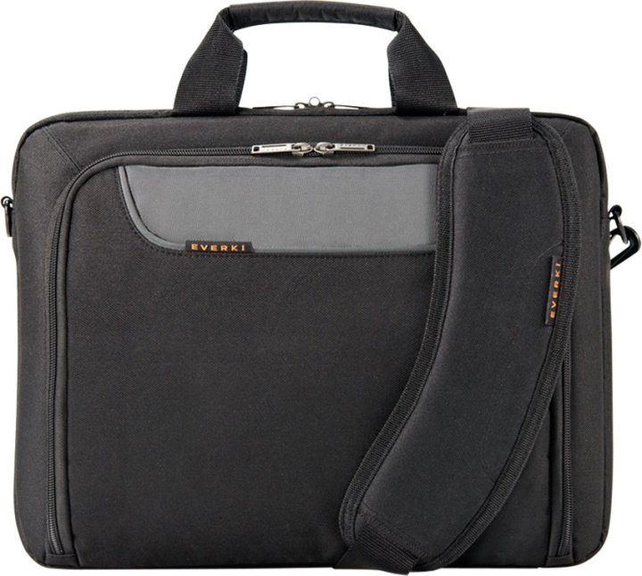 everki Advance (EKB407NCH14) Laptop Bag - Briefcase, fits up to 14.1-inch in the group COMPUTERS & PERIPHERALS / Laptops & accessories / Computer bags / Up to 12 inches at TP E-commerce Nordic AB (C40359)