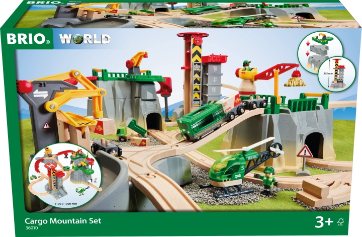 BRIO Railway 36010 Frakt- och bergsset in the group TOYS, KIDS & BABY PRODUCTS / Toys / Building toys / Brio train tracks at TP E-commerce Nordic AB (C40432)
