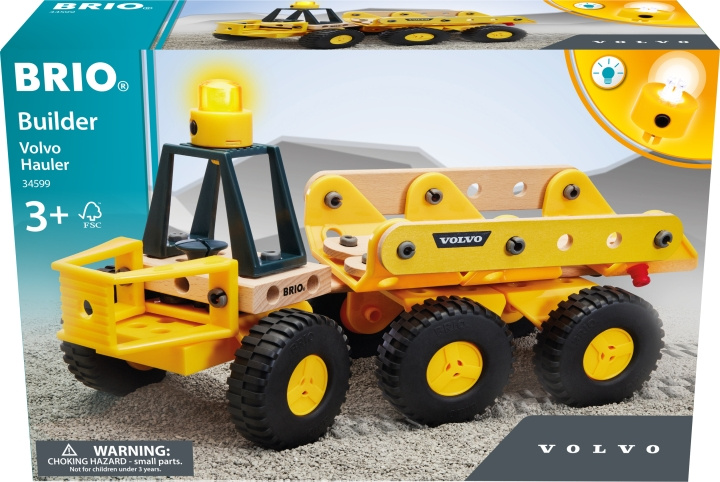 BRIO Builder 34599 - Volvo Dumper in the group TOYS, KIDS & BABY PRODUCTS / Toys / Building toys / Toy blocks at TP E-commerce Nordic AB (C40440)