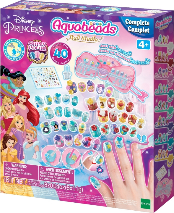 Aquabeads Nail Studio - Disney Princess in the group TOYS, KIDS & BABY PRODUCTS / Toys / Crafts at TP E-commerce Nordic AB (C40445)
