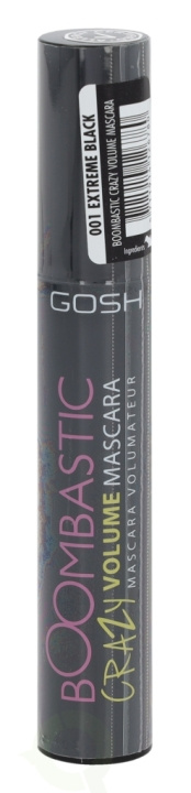 Gosh Boombastic Crazy Volume Mascara 13 ml 001 Extreme Black in the group BEAUTY & HEALTH / Makeup / Eyes & Eyebrows / Mascara at TP E-commerce Nordic AB (C40634)