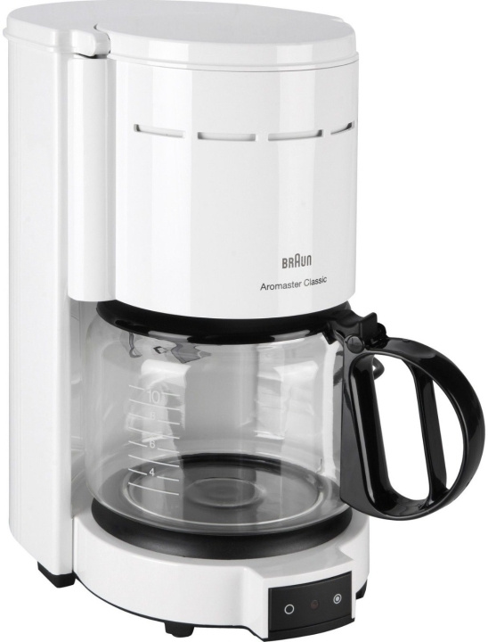 Braun KF47.1WH Aromaster Classic -kahvinkeitin in the group HOME, HOUSEHOLD & GARDEN / Household appliances / Coffee makers and accessories / Drip coffee makers at TP E-commerce Nordic AB (C40838)