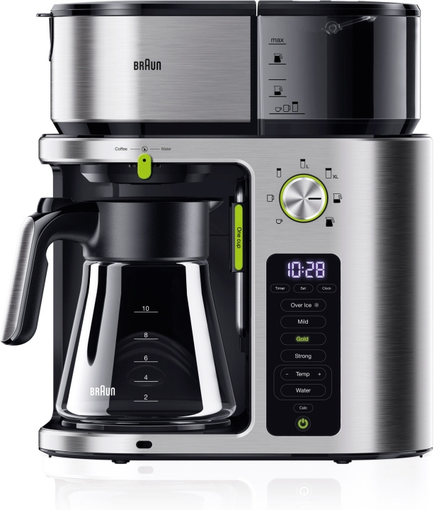 Braun KF9170SI MultiServe -kaffebryggare in the group HOME, HOUSEHOLD & GARDEN / Household appliances / Coffee makers and accessories / Drip coffee makers at TP E-commerce Nordic AB (C40870)