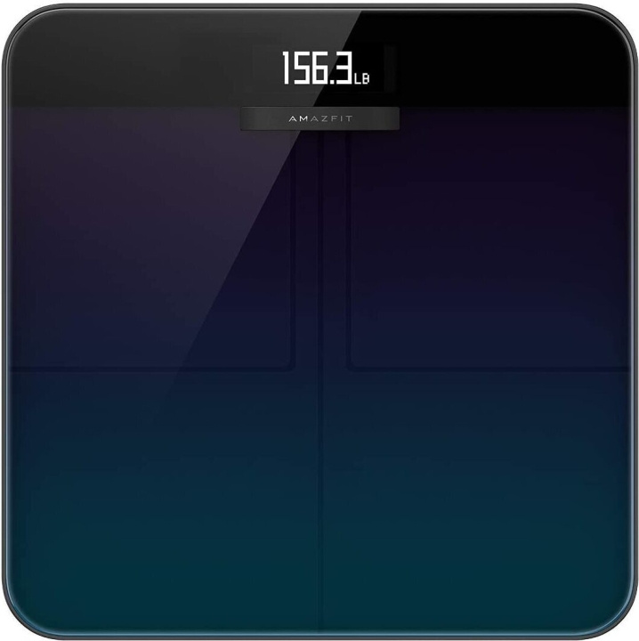 Amazfit Smart Scale -henkilövaaka, musta in the group BEAUTY & HEALTH / Health care / Bathroom scales at TP E-commerce Nordic AB (C40883)