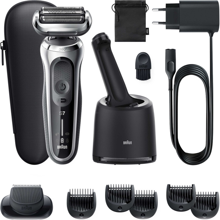 Braun Series 7 71-S7500cc -parranajokone puhdistusasemalla in the group BEAUTY & HEALTH / Hair & Styling / Shaving & Trimming / Shavers at TP E-commerce Nordic AB (C40913)