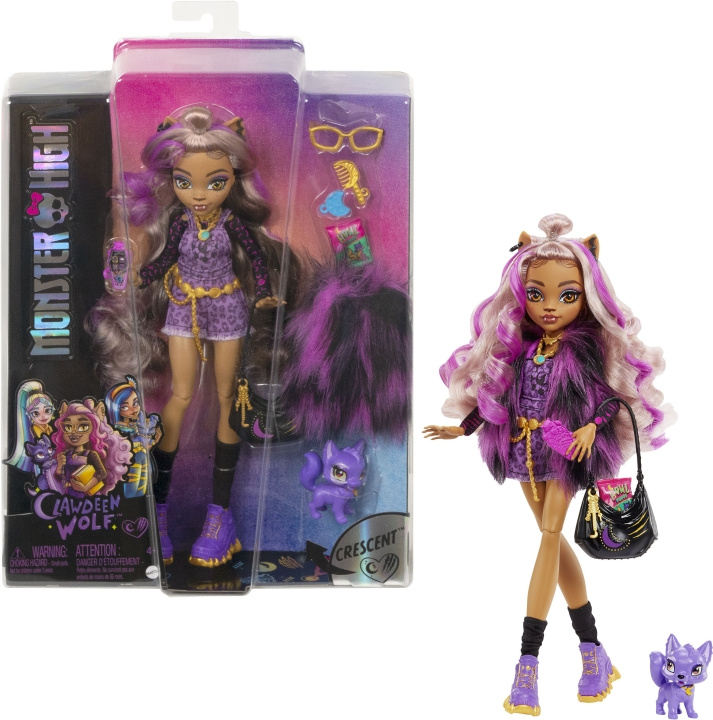 Monster High Core Clawdeen -muotinukke in the group TOYS, KIDS & BABY PRODUCTS / Toys / Docks & Accessories at TP E-commerce Nordic AB (C40933)