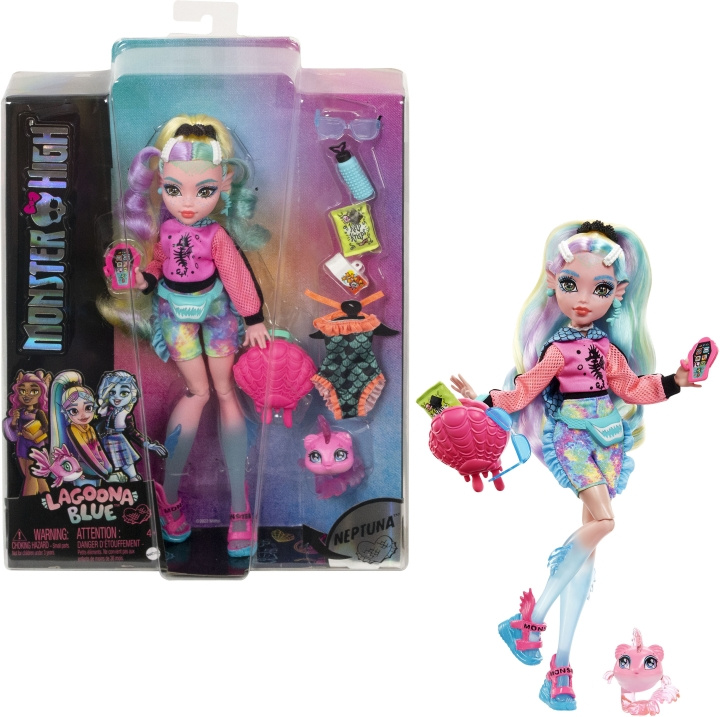 Monster High Core Lagoona Blue -muotinukke in the group TOYS, KIDS & BABY PRODUCTS / Toys / Docks & Accessories at TP E-commerce Nordic AB (C40936)