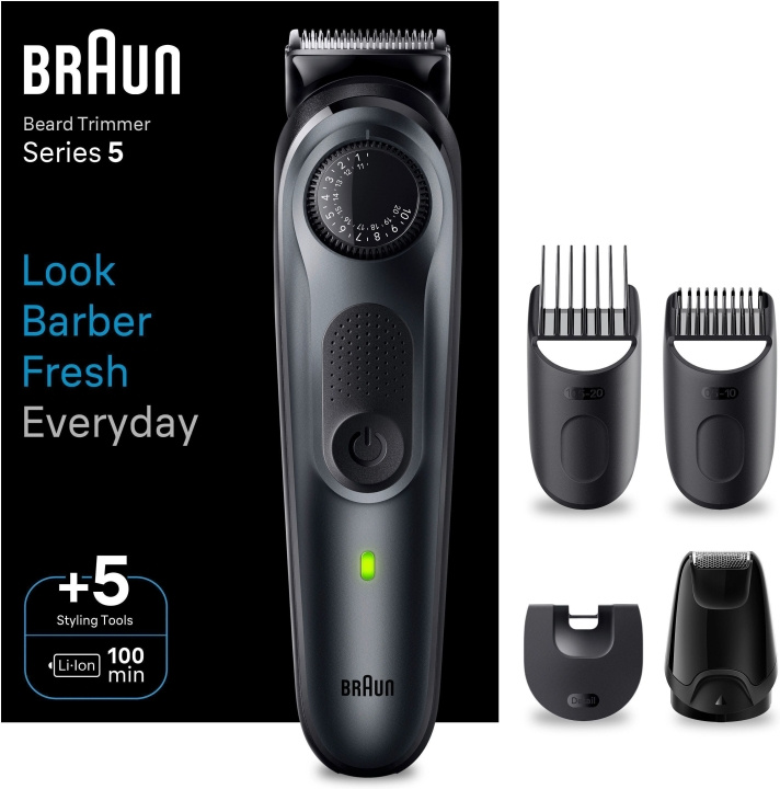 Braun Series 5 BT5420 -partatrimmeri in the group BEAUTY & HEALTH / Hair & Styling / Shaving & Trimming / Beard trimmer & Accessories at TP E-commerce Nordic AB (C40951)