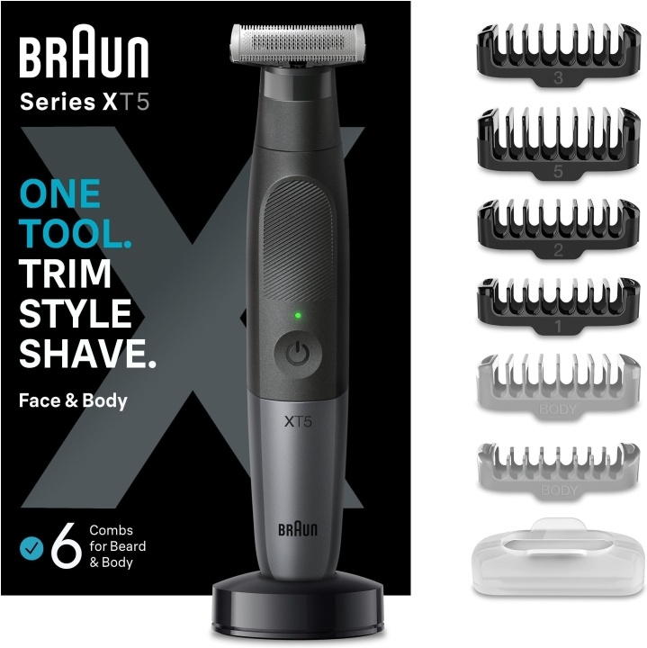 Braun Series X XT5300 -partatrimmeri in the group BEAUTY & HEALTH / Hair & Styling / Shaving & Trimming / Beard trimmer & Accessories at TP E-commerce Nordic AB (C40956)