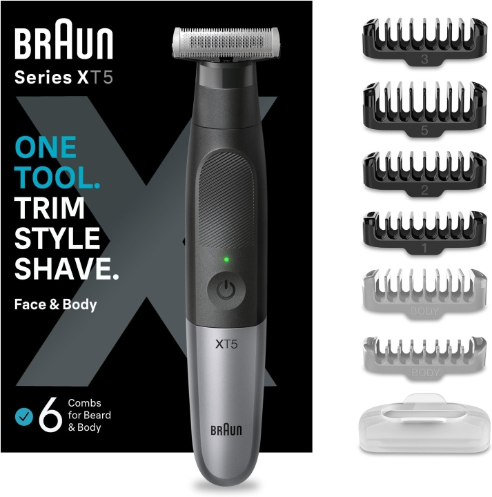 Braun Series X XT5200 -partatrimmeri in the group BEAUTY & HEALTH / Hair & Styling / Shaving & Trimming / Beard trimmer & Accessories at TP E-commerce Nordic AB (C40957)