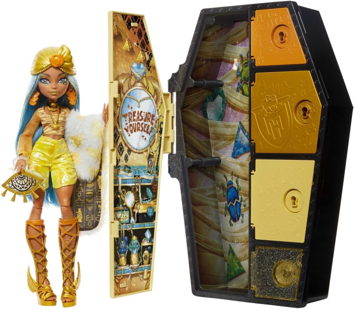 Monster High - Skulltimate Secrets: Fearidescent edition Cleo De Nile - muotinukke in the group TOYS, KIDS & BABY PRODUCTS / Toys / Docks & Accessories at TP E-commerce Nordic AB (C40975)