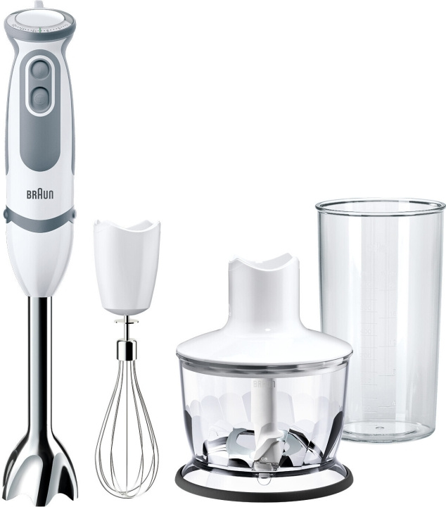 Braun MultiQuick 5V MQ5235WH -sauvasekoitin in the group HOME, HOUSEHOLD & GARDEN / Household appliances / Food processor & Kitchen appliances / Hand blenders at TP E-commerce Nordic AB (C40976)