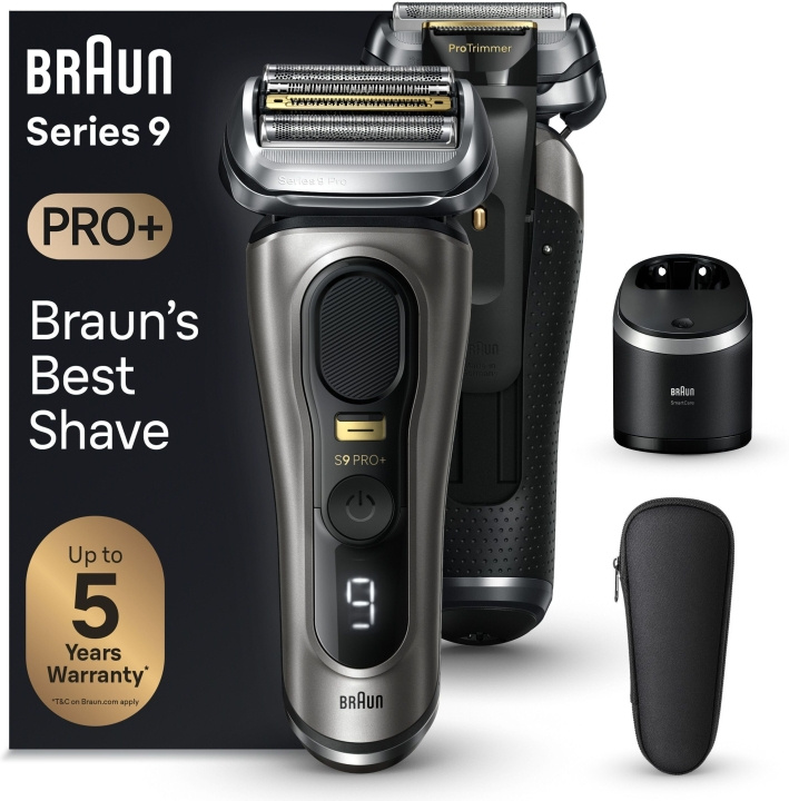 Braun Series 9 PRO+ 9565cc -parranajokone puhdistusasemalla in the group BEAUTY & HEALTH / Hair & Styling / Shaving & Trimming / Shavers at TP E-commerce Nordic AB (C40984)