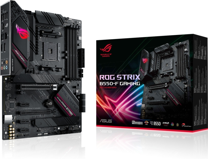 Asus ROG STRIX B550-F GAMING AM4 ATX-emolevy in the group COMPUTERS & PERIPHERALS / Computer components / Motherboard at TP E-commerce Nordic AB (C41028)