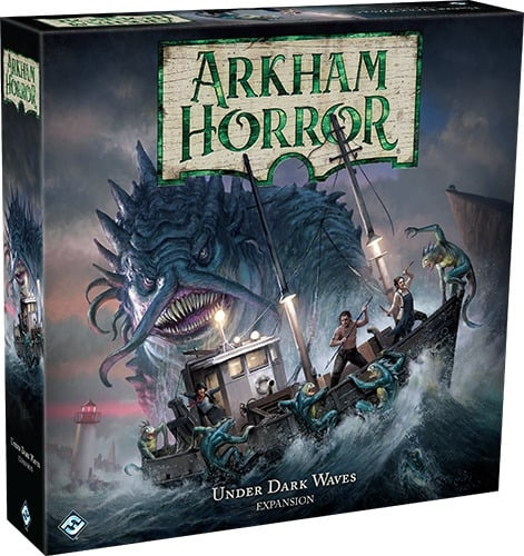 Enigma Arkham Horror Under Dark Waves -lisäosa in the group TOYS, KIDS & BABY PRODUCTS / Games / Board games at TP E-commerce Nordic AB (C41031)
