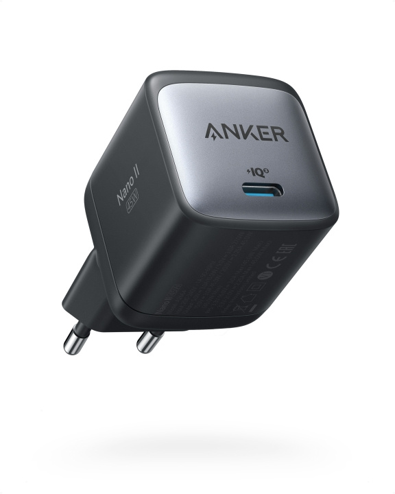 Anker Nano II 45W -verkkovirtalaturi, harmaa in the group SMARTPHONE & TABLETS / Chargers & Cables / Wall charger / Wall charger USB at TP E-commerce Nordic AB (C41085)