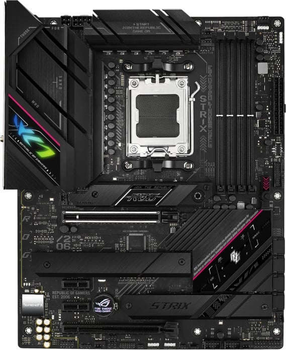 ASUS ROG STRIX B650E-F GAMING WIFI ATX -emolevy in the group COMPUTERS & PERIPHERALS / Computer components / Motherboard at TP E-commerce Nordic AB (C41098)