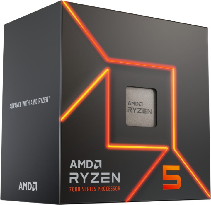 AMD Ryzen 5 7600 -prosessori AM5 -kantaan in the group COMPUTERS & PERIPHERALS / Computer components / processors at TP E-commerce Nordic AB (C41101)