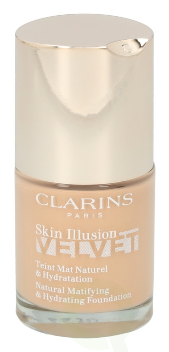 Clarins Skin Illusion Velvet Foundation 30 ml 108.5W in the group BEAUTY & HEALTH / Makeup / Facial makeup / Foundation at TP E-commerce Nordic AB (C41351)