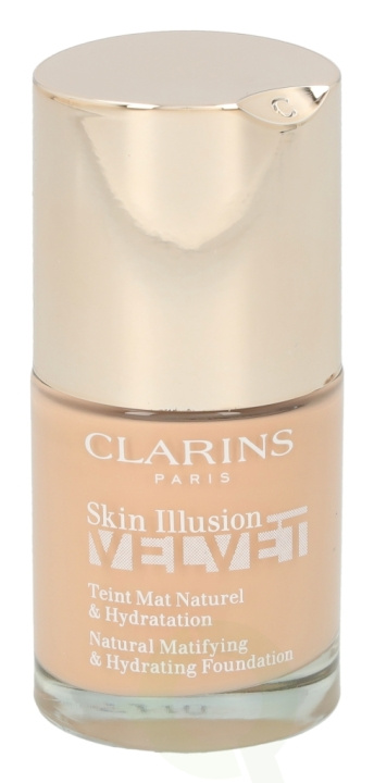 Clarins Skin Illusion Velvet Foundation 30 ml #107C in the group BEAUTY & HEALTH / Makeup / Facial makeup / Foundation at TP E-commerce Nordic AB (C41355)