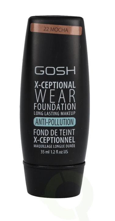 Gosh X-Ceptional Wear Foundation Long Lasting Makeup 35 ml 22 Mocha in the group BEAUTY & HEALTH / Makeup / Facial makeup / Foundation at TP E-commerce Nordic AB (C41474)