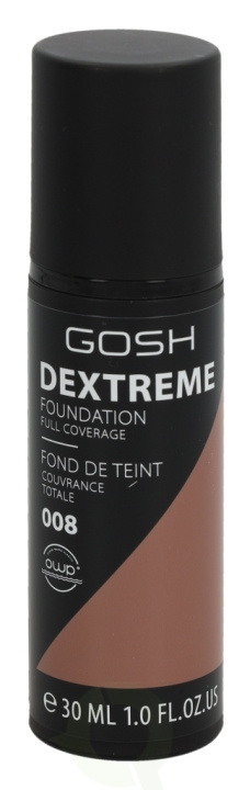 Gosh Dextreme Full Coverage Foundation 30 ml 008 Golden in the group BEAUTY & HEALTH / Makeup / Facial makeup / Foundation at TP E-commerce Nordic AB (C41501)