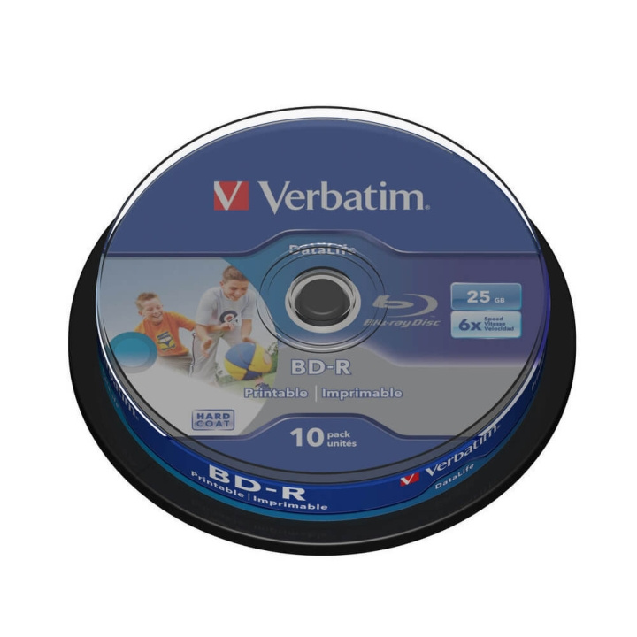 VERBATIM BD-R 25GB 6x 10-pack Spindel Printbar in the group HOME ELECTRONICS / Storage media / CD/DVD/BD-Discs / Blu-Ray at TP E-commerce Nordic AB (C41979)