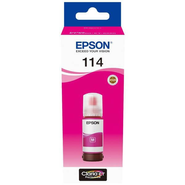 Epson Ink C13T07B340 114 Magenta Ecotank in the group COMPUTERS & PERIPHERALS / Printers & Accessories / Ink & Toner / Ink cartridges / Epson at TP E-commerce Nordic AB (C42036)