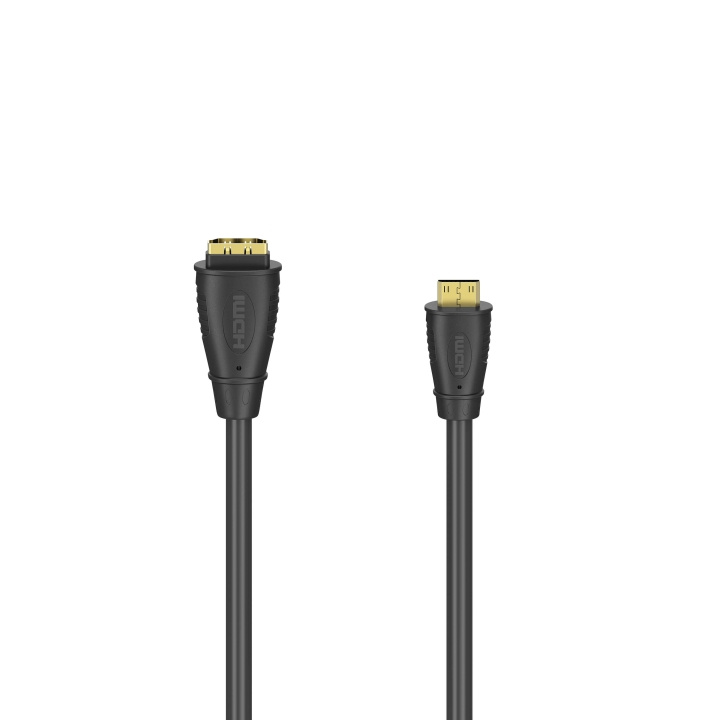 Hama Adapter HDMI Mini C-HDMI Male-Female Gold Black in the group HOME ELECTRONICS / Cables & Adapters / HDMI / Adapters at TP E-commerce Nordic AB (C42060)