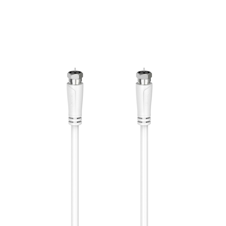 Hama Cable Antenna 90dB F-Plug-F-Plug White 3m in the group HOME ELECTRONICS / Cables & Adapters / Antenna cables & Accessories / Antenna cables at TP E-commerce Nordic AB (C42088)