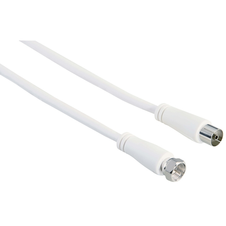 Hama Cable Antenna 90dB F-Plug-Coax Female White 3m in the group HOME ELECTRONICS / Cables & Adapters / Antenna cables & Accessories / Antenna cables at TP E-commerce Nordic AB (C42089)