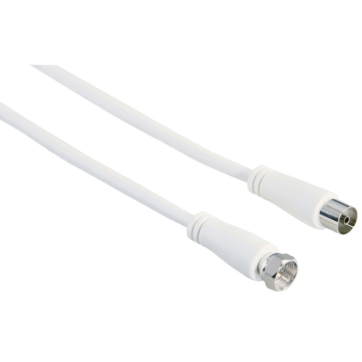 Hama Kabel Antenn SAT 90dB F-Plug-Coax Hona Vit 3m in the group HOME ELECTRONICS / Cables & Adapters / Antenna cables & Accessories / Antenna cables at TP E-commerce Nordic AB (C42089)