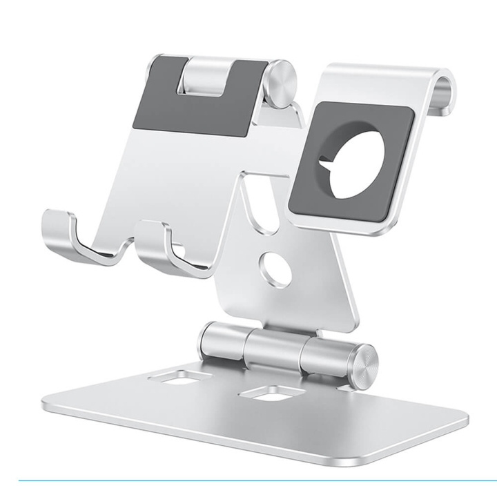 Desire2 Restore Pro Charging Stand For Apple Watch Silver in the group Sport, leisure & Hobby / Smartwatch & Activity trackers / Accessories at TP E-commerce Nordic AB (C42097)