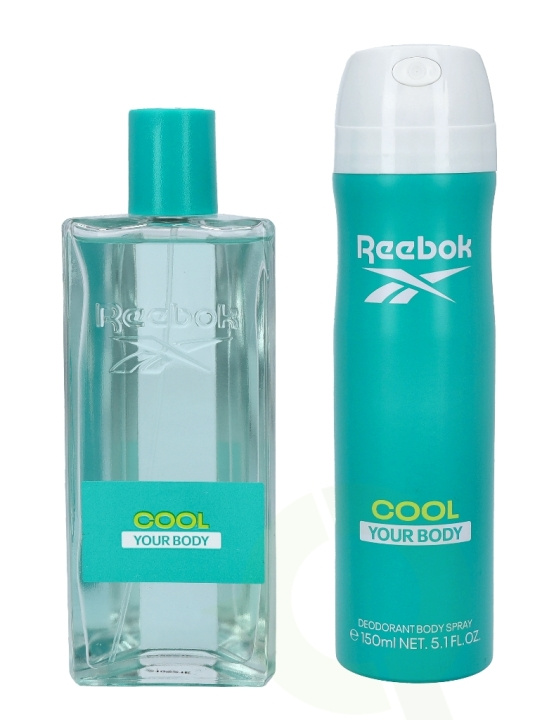 Reebok Cool Your Body Women Giftset 250 ml, Edt Spray 100ml/Body Spray 150ml in the group BEAUTY & HEALTH / Gift sets / Gift sets for her at TP E-commerce Nordic AB (C42307)