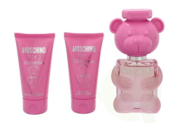 Moschino Toy 2 Bubble Gum Giftset 150 ml Edt Spray 50ml/Body Lotion 50ml/Shower Gel 50ml in the group BEAUTY & HEALTH / Gift sets / Gift sets for her at TP E-commerce Nordic AB (C42330)