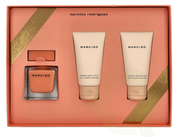 Narciso Rodriguez Narciso Ambree Giftset 150 ml, Edp 50ml/Body Lotion 50ml/Shower Gel 50ml in the group BEAUTY & HEALTH / Gift sets / Gift sets for her at TP E-commerce Nordic AB (C42348)