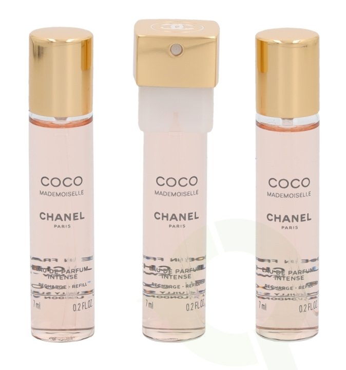 Chanel Coco Mademoiselle Intense Giftset 21 ml, 3x Edp Spray Refill 7ml - Twist and Spray in the group BEAUTY & HEALTH / Gift sets / Gift sets for her at TP E-commerce Nordic AB (C42415)