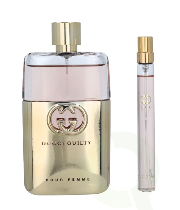 Gucci Guilty Pour Femme Giftset 100 ml, Edp Spray 90ml/Edp Spray 10ml in the group BEAUTY & HEALTH / Gift sets / Gift sets for her at TP E-commerce Nordic AB (C42439)