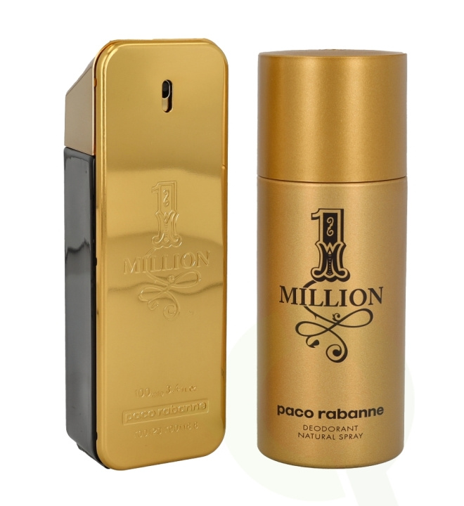 Paco Rabanne 1 Million Giftset 250 ml, Edt spray 100ml/Deo Spray 150ml in the group BEAUTY & HEALTH / Gift sets / Gift sets for him at TP E-commerce Nordic AB (C42528)