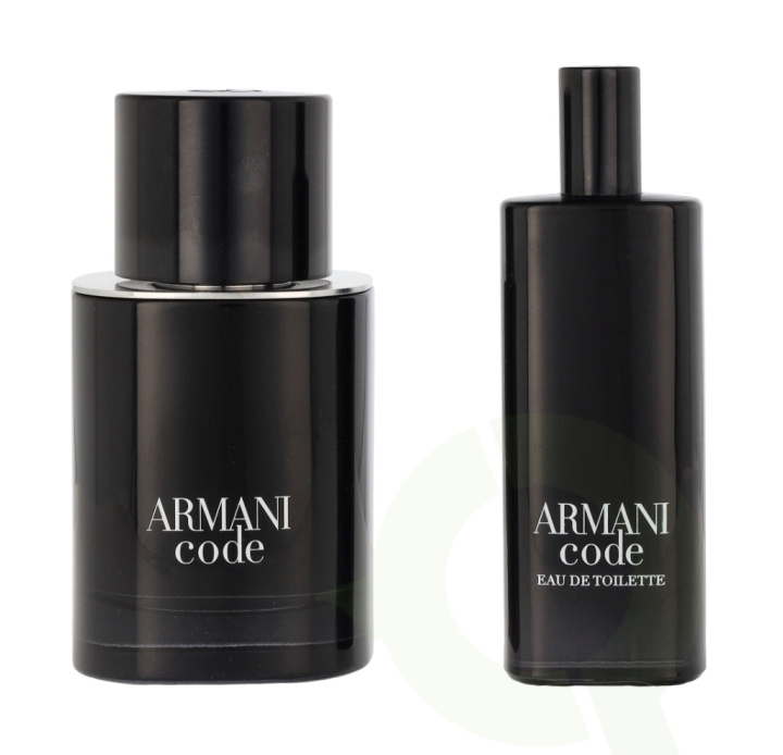 Armani Code Pour Homme Giftset 65 ml, Edt Spray 50ml/Edt Spray 15ml in the group BEAUTY & HEALTH / Fragrance & Perfume / Perfumes / Perfume for him at TP E-commerce Nordic AB (C42563)