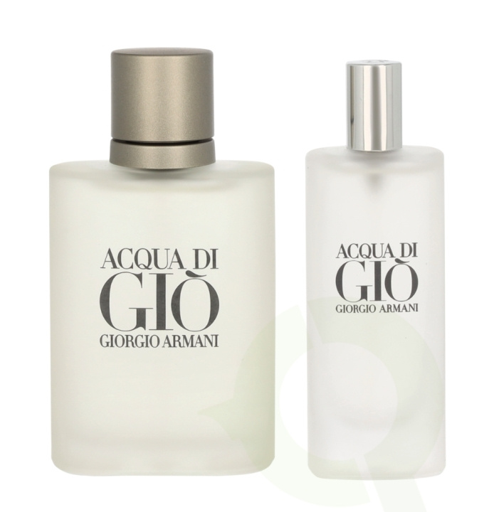 Armani Acqua Di Gio Pour Homme Giftset 65 ml, Edt Spray 50ml/Edt Spray 15ml in the group BEAUTY & HEALTH / Gift sets / Gift sets for him at TP E-commerce Nordic AB (C42565)